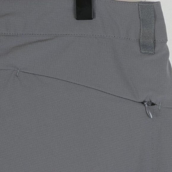 My Trail Women's Medium Gray Rip Stop Mid Rise Quick Dry Boot Cut Trail Pants - Picture 5 of 10